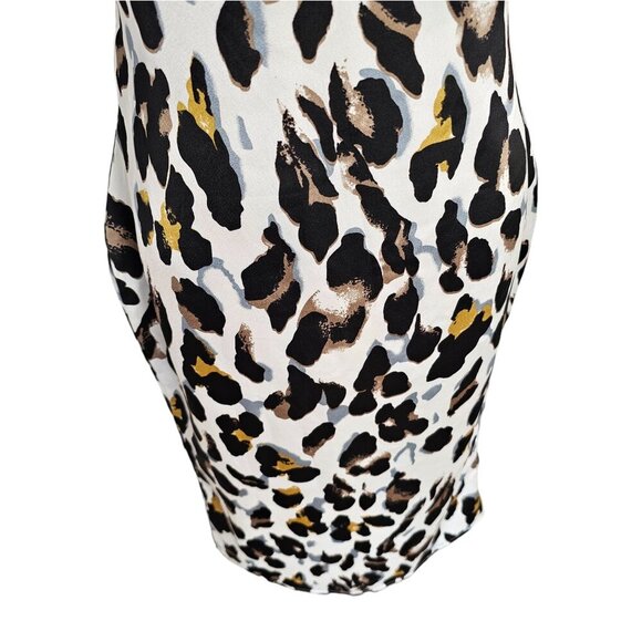 Superdown NWT Fierra Midi Dress Leopard Print Sz L - Picture 6 of 13